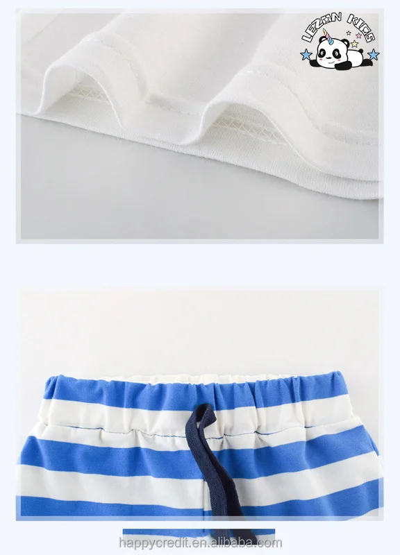 LEZONKIDS - Roupas infantis de verão para crianças de 8 anos, novas roupas de bebê para primavera e verão, terno de duas peças para meninos